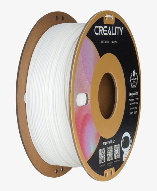Creality 3D Printer Filament CR-PLA Matte 1.75mm 1Kg Gypsum White 3301010296
