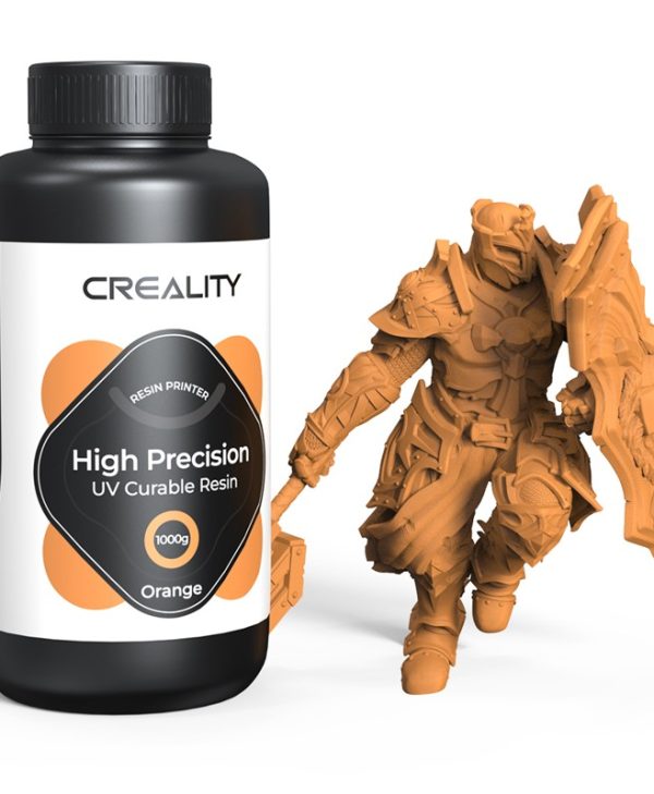 Creality LCD 8K High Precision UV Curable Resin Plastic Bottle Orange 1Kg 3302190005