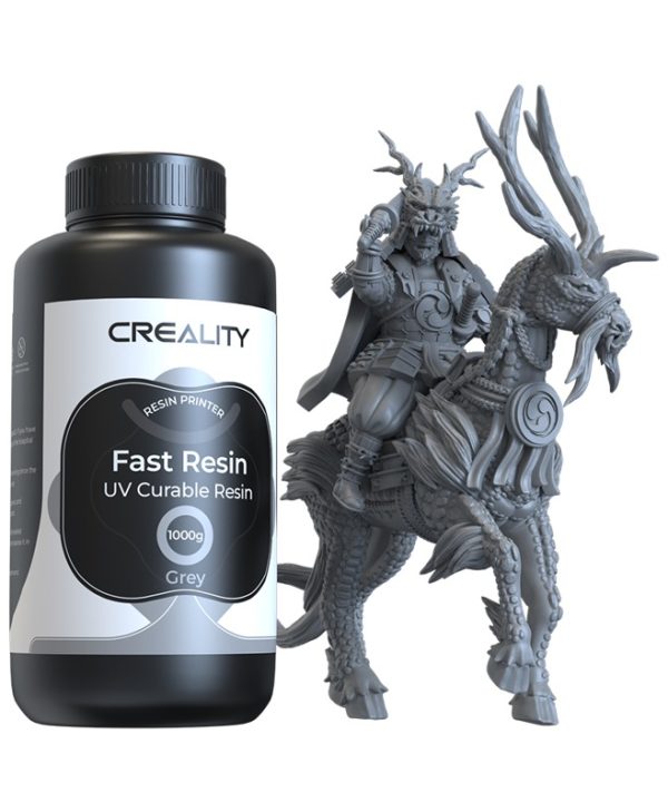 Creality Fast Resin UV Curable Resin Plastic Bottle Grey 1Kg 3302180005