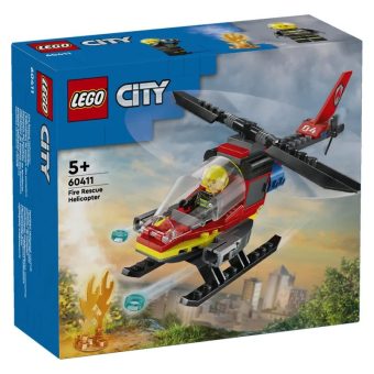 Lego City: Fire Rescue Helicopter Building Set 60411