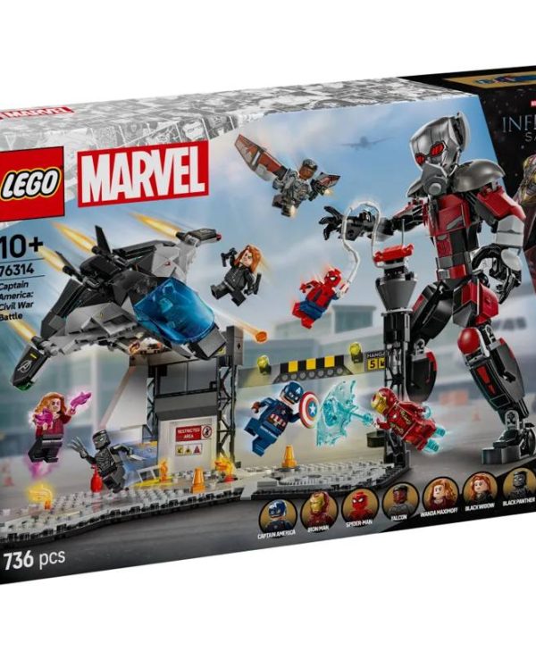 Lego Marvel: The Infinity Saga - Captain America: Civil War Action Battle 76314