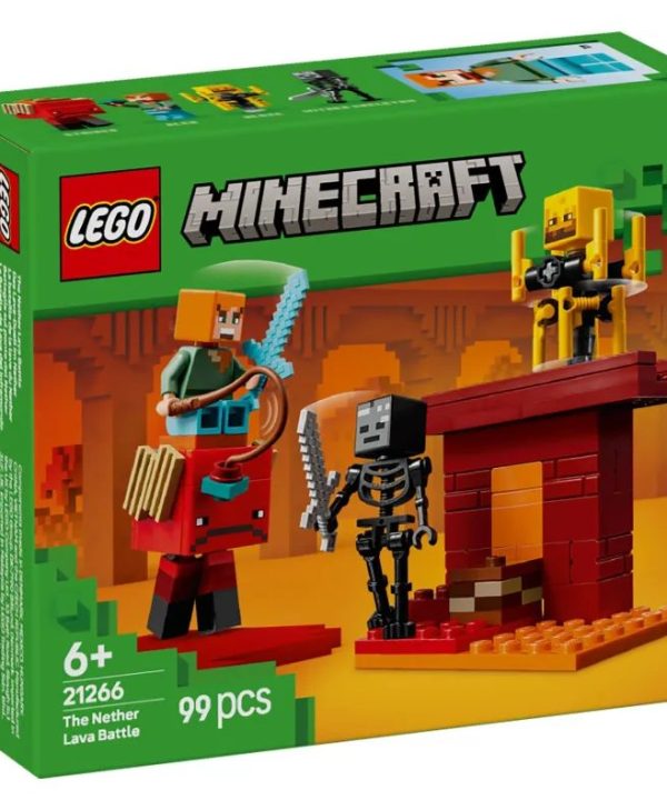 Lego Minecraft: The Nether Lava Battle (21266)