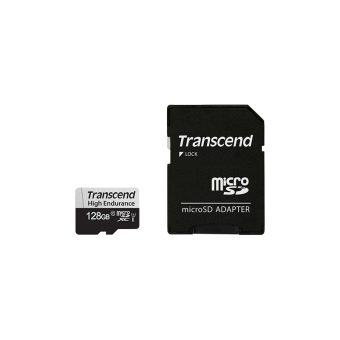 Transcend 350V MicroSDXC 128GB Class 10 With Adapter TS128GUSD350V