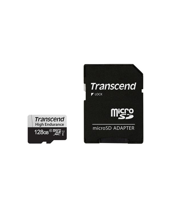 Transcend 350V MicroSDXC 128GB Class 10 With Adapter TS128GUSD350V