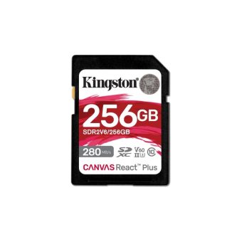 Kingston Canvas React Plus Card SDXC 256GB SDR2V6/256GB