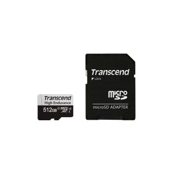 Transcend 350V MicroSDXC 512GB Class 10 With Adapter TS512GUSD350V