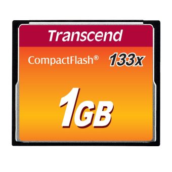 Transcend CompactFlash Card 1GB MLC TS1GCF133