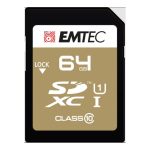 EMTEC 64GB SDHC UHS-I U1 EliteGold ECMSD64GXC10SP