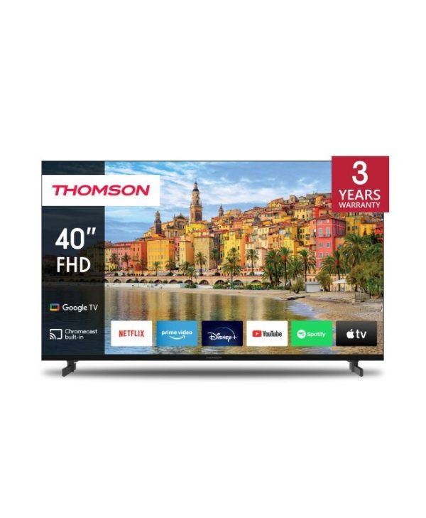 TV Thomson G63 Series 40" Google Smart TV FHD DLED Black 40FG2S14