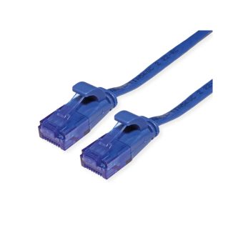 Value UTP Cat.6a Snagless Cable 1 m Blue 21.99.2051-40