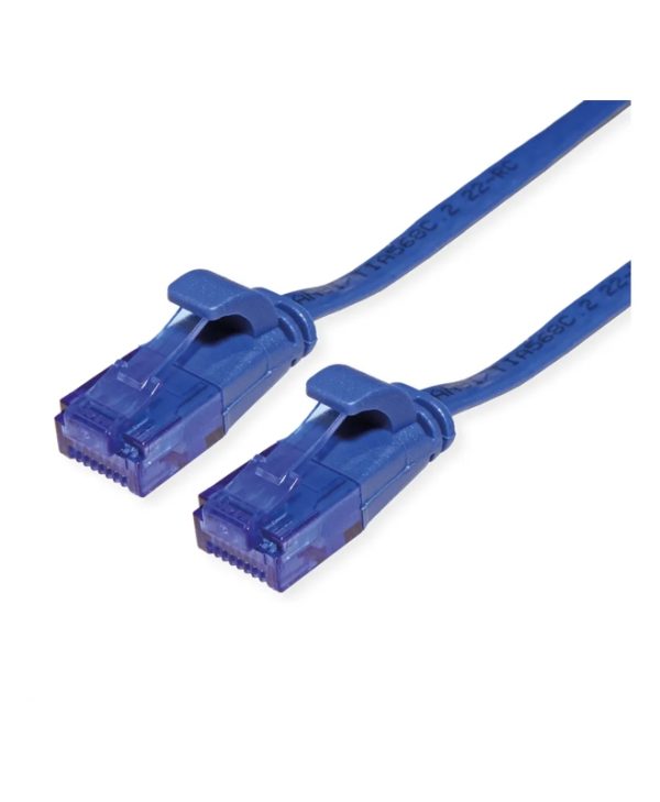 Value UTP Cat.6a Snagless Cable 1 m Blue 21.99.2051-40