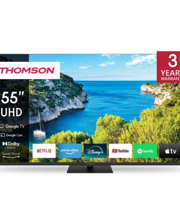 TV Thomson UG5 Series 55" Google Smart TV UHD DLED Black 55UG5C14