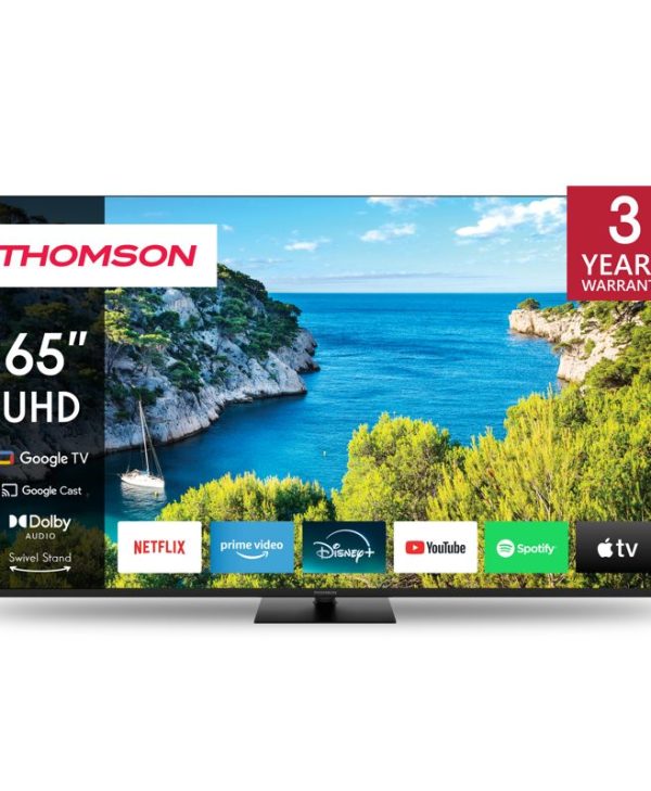 TV Thomson UG5 Series 65" Google Smart TV UHD DLED Black 65UG5C14