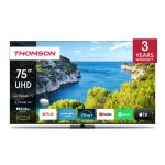 TV Thomson UG5 Series 75" Google Smart TV UHD DLED Black 75UG5C14