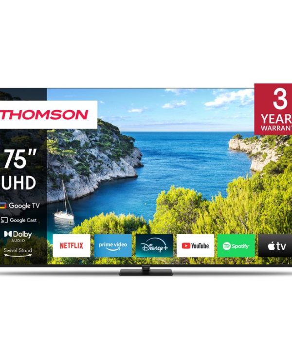 TV Thomson UG5 Series 75" Google Smart TV UHD DLED Black 75UG5C14