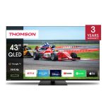 TV Thomson QG7 Pro Series 43" Google Smart TV UHD 144Hz QLED Black 43QG7C14