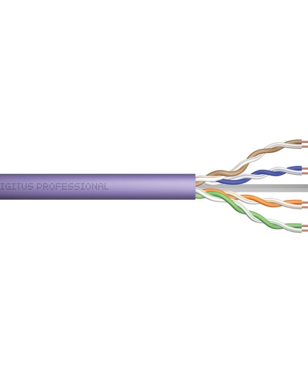 Digitus U/UTP Cat.6 LSOH-Eca Installation Cable Simplex 350m Violet DK-1613-VH-305