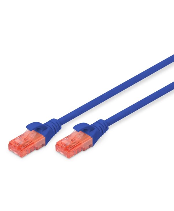 Digitus U/UTP Cat.6 LSOH-LSZH Patch Cord 0.50m Blue DK-1617-005/B