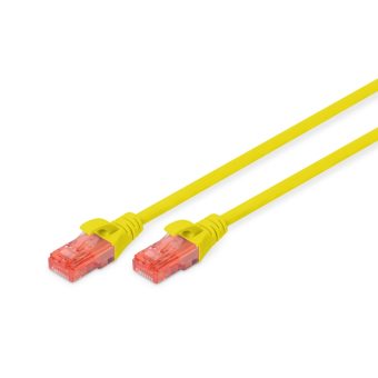 Digitus U/UTP Cat.6 LSOH-LSZH Patch Cord 1m Yellow DK-1617-010/Y