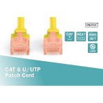 Digitus U/UTP Cat.6 LSOH-LSZH Patch Cord 1m Yellow DK-1617-010/Y - Image 4
