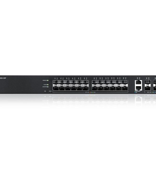 Zyxel XGS2220-30F Switch Managed L3 Black XGS2220-30F-EU0101F