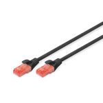 Digitus U/UTP Cat.6 LSOH-LSZH Patch Cord 0.50m Black DK-1617-005/BL