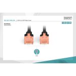 Digitus U/UTP Cat.6 LSOH-LSZH Patch Cord 0.50m Black DK-1617-005/BL - Image 2