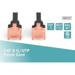 Digitus U/UTP Cat.6 LSOH-LSZH Patch Cord 0.50m Black DK-1617-005/BL - Image 5