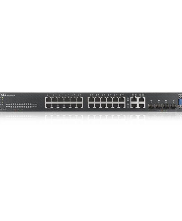 Zyxel GS2220-28 Gigabit Managed Switch L2 Black GS2220-28-EU0101F