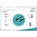 DIGITUS SF/UTP Cat.5e PVC Patch Cord RJ45  0.50m Green  DK-1531-005/G - Image 4