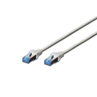 DIGITUS SF/UTP Cat5e PVC Patch Cord 2xRJ45 0.5m CCA Grey DK-1532-005