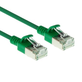 ACT U/FTP Cat.6a LSZH Snagless Slim Cable 7 m Green DC7707