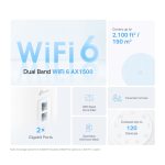 TP-Link AX1500 Whole Home Mesh Wi-Fi 6 System Deco X1500 3-Pack - Image 2