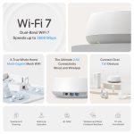TP-Link BE3600 Whole Home Mesh Wi-Fi 7 System Deco BE25 3-Pack - Image 9