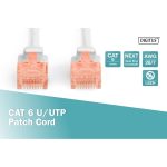 DIGITUS U/UTP Cat.6 LSOH-LSZH Patch Cord 2xRJ45  0.5m Grey DK-1617-005 - Image 2