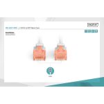 DIGITUS U/UTP Cat.6 LSOH-LSZH Patch Cord 2xRJ45  0.5m Grey DK-1617-005 - Image 5