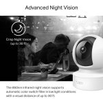 TP-Link Pan/Tilt Home Security Wi-Fi Camera White Tapo C212 - Image 3