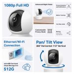 TP-Link Pan/Tilt Home Security Wi-Fi Camera White Tapo C202 - Image 4