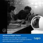 TP-Link Pan/Tilt Home Security Wi-Fi Camera White Tapo C202 - Image 6