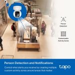 TP-Link Pan/Tilt Home Security Wi-Fi Camera White Tapo C202 - Image 7