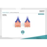 DIGITUS U/UTP Cat.6 LSOH-LSZH Patch Cord 2xRJ45 2.0m Blue DK-1617-020/B - Image 4