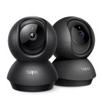 TP-Link Pan/Tilt Home Security Wi-Fi Camera Black Tapo C211 - Image 2
