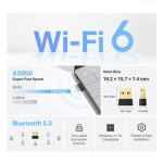 TP-Link AX900 Nano High Gain Wireless Dual Band Bluetooth 5.3 USB Adapter Archer TX10UB Nano - Image 7