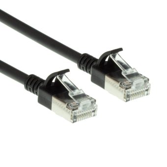 ACT U/FTP Cat.6a LSZH Snagless Slim Cable 5 m Black DC7905