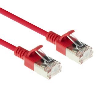 ACT U/FTP Cat.6a LSZH Snagless Slim Cable 2 m Red DC7502