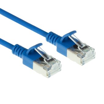 ACT U/FTP Cat.6a LSZH Snagless Slim Cable 2 m Blue DC7602