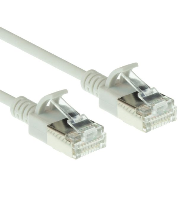 ACT U/FTP Cat.6a LSZH Snagless Slim Cable 0.50 m Grey DC7000