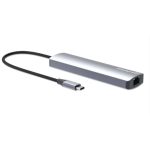 Manhattan USB-C PD 6-in-1 4K Docking Station With HDMI (4K@60Hz) & Gigabit Ethernet Silver 153959 - Image 2