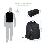 StarTech.com 15.6" Backpack With Removable Accsesory Organizer Case NTBKBAG156 - Image 6