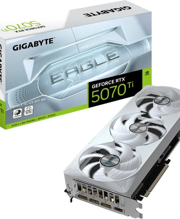 Gigabyte GeForce RTX 5070 Ti Eagle OC Ice 16GB GDDR7 White GV-N507TEAGLEOC ICE-16GD